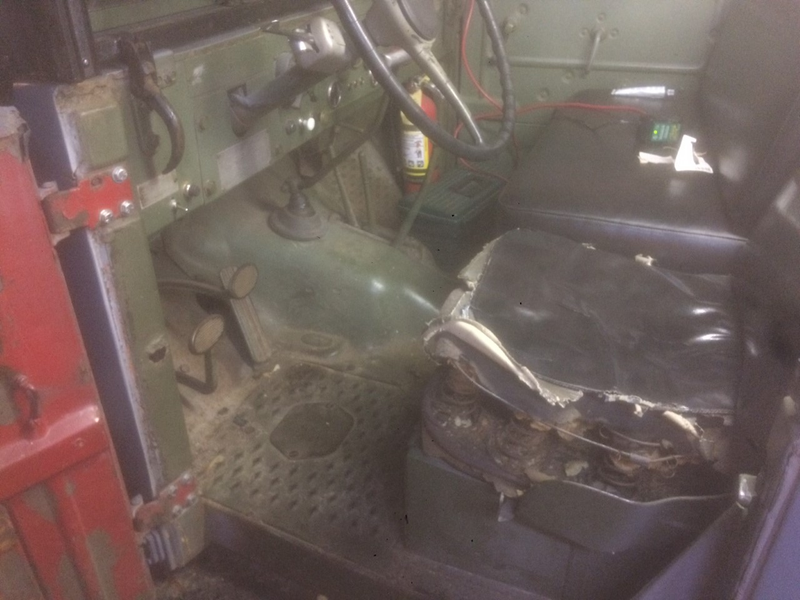 Passenger seats are all new, drivers needs a new cover, I can get a new foam pad too. I’ll probably put canvas covers over the vinyl so I can wash them and it feels better to sit on.